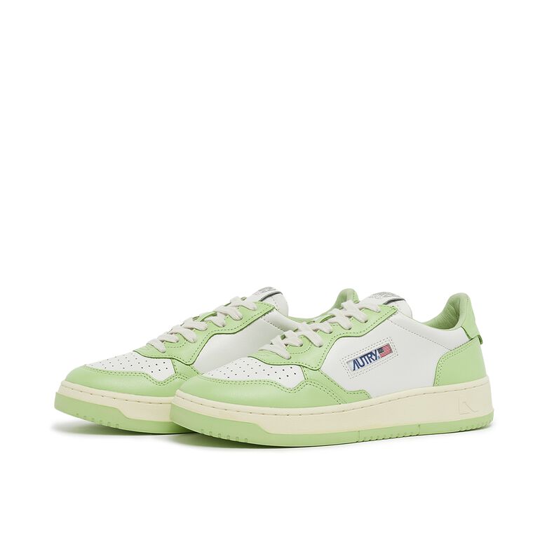 Autry Wmns Medalist Low leat/leat wht/snap grn