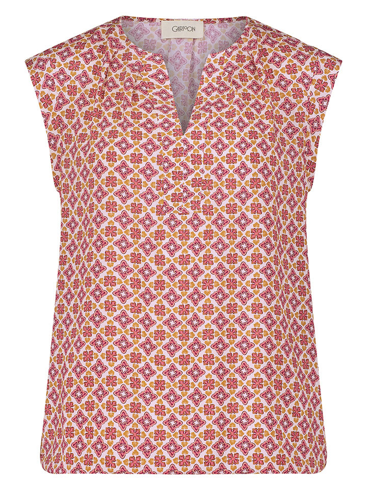 CARTOON Bluse in Weiß/ Pink günstig kaufen
