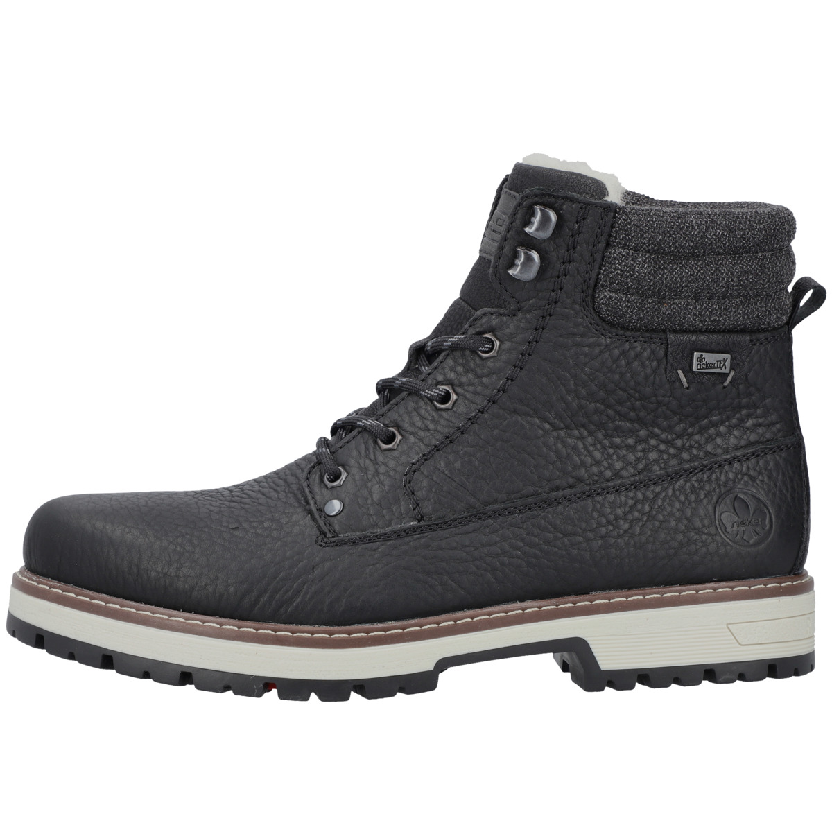 Rieker F8301 Schnürboots schwarz