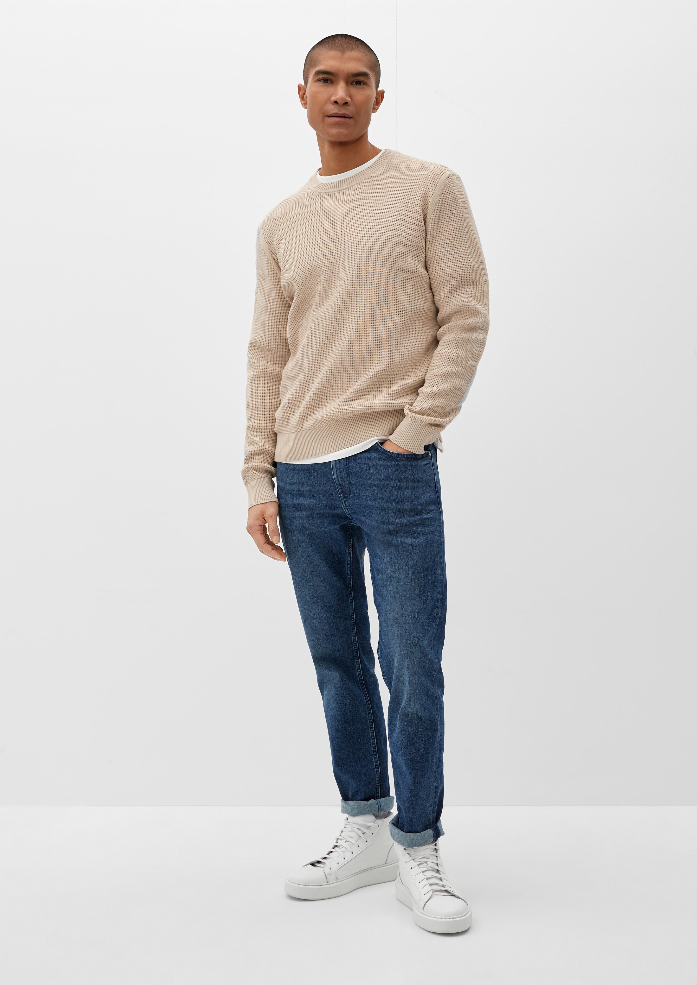 Pullover mit Waffelpiqué-Struktur  2129585-8138