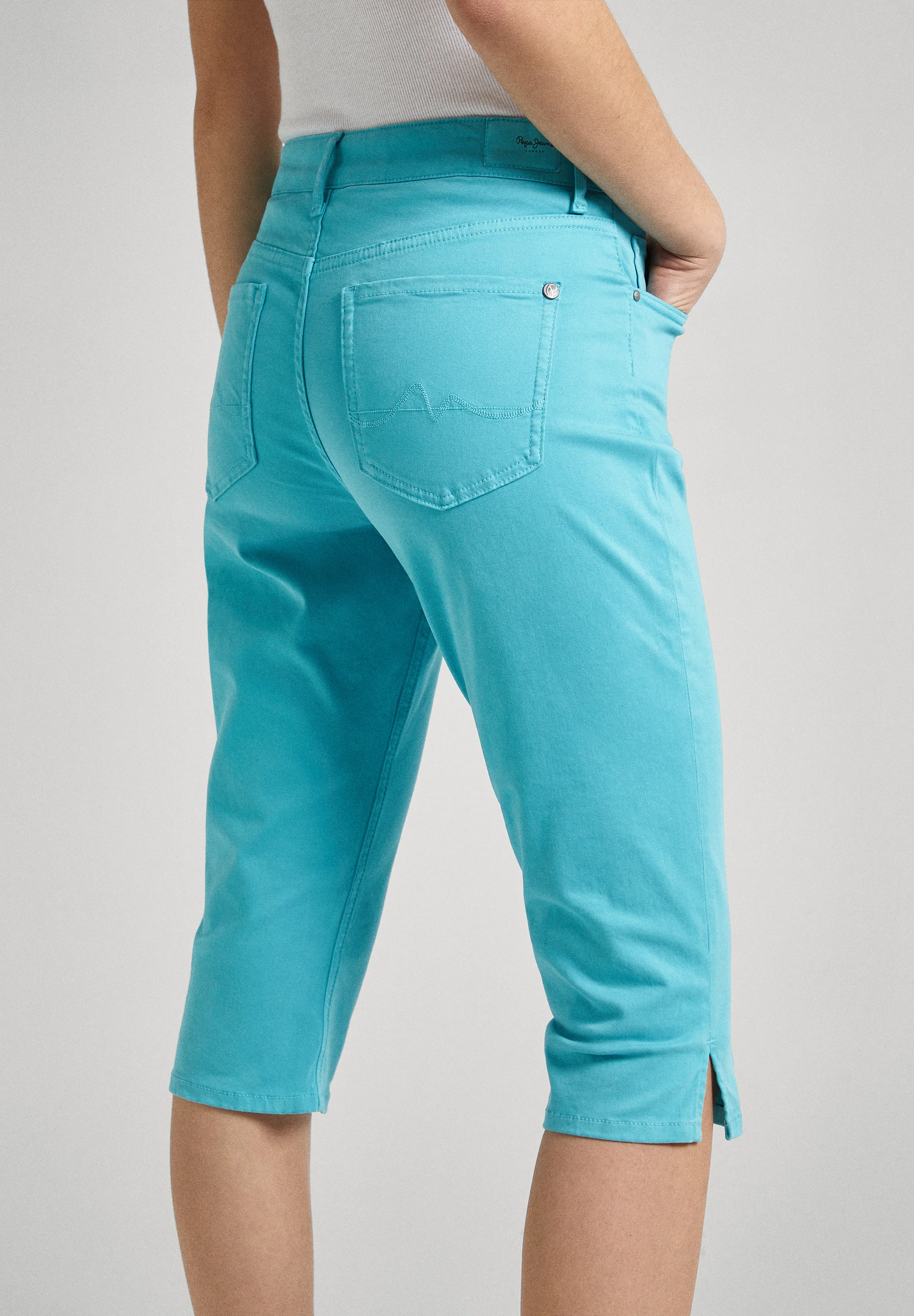 Pepe Jeans CROP- Shorts vaqueros