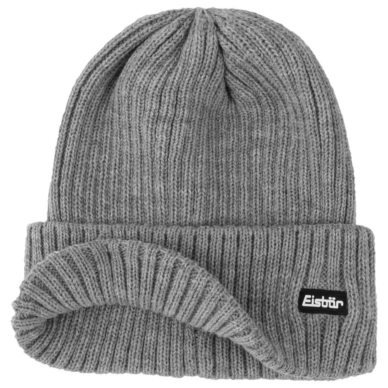 Eisbär Strickmütze (1-St) Wintermütze mit Umschlag
