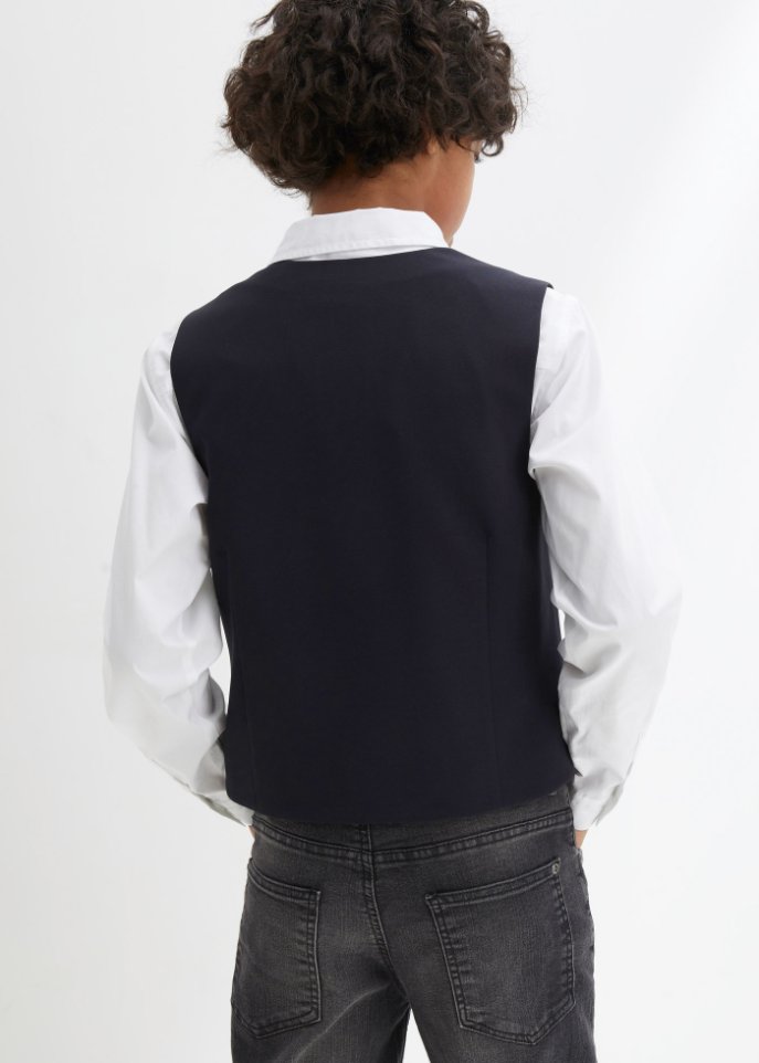 Jungen Weste und Hemd, festlich (2-tlg.Set)