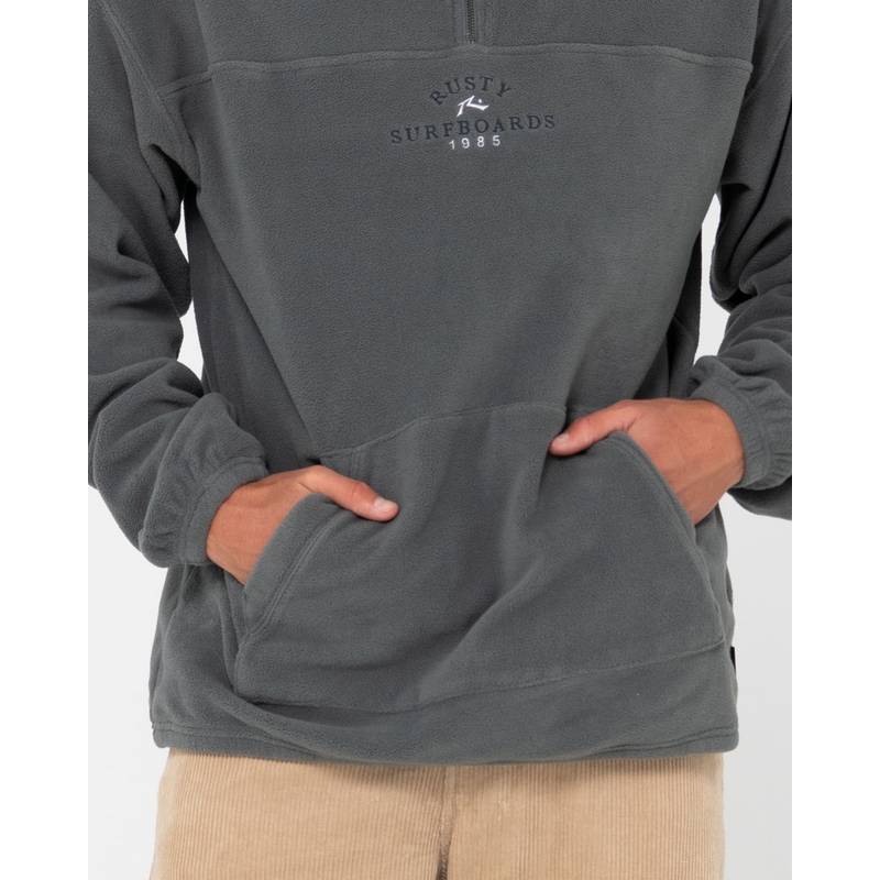 RUSTY MIDDLE SECTION CREW POLAR FLEECE Fleecepullover Herren