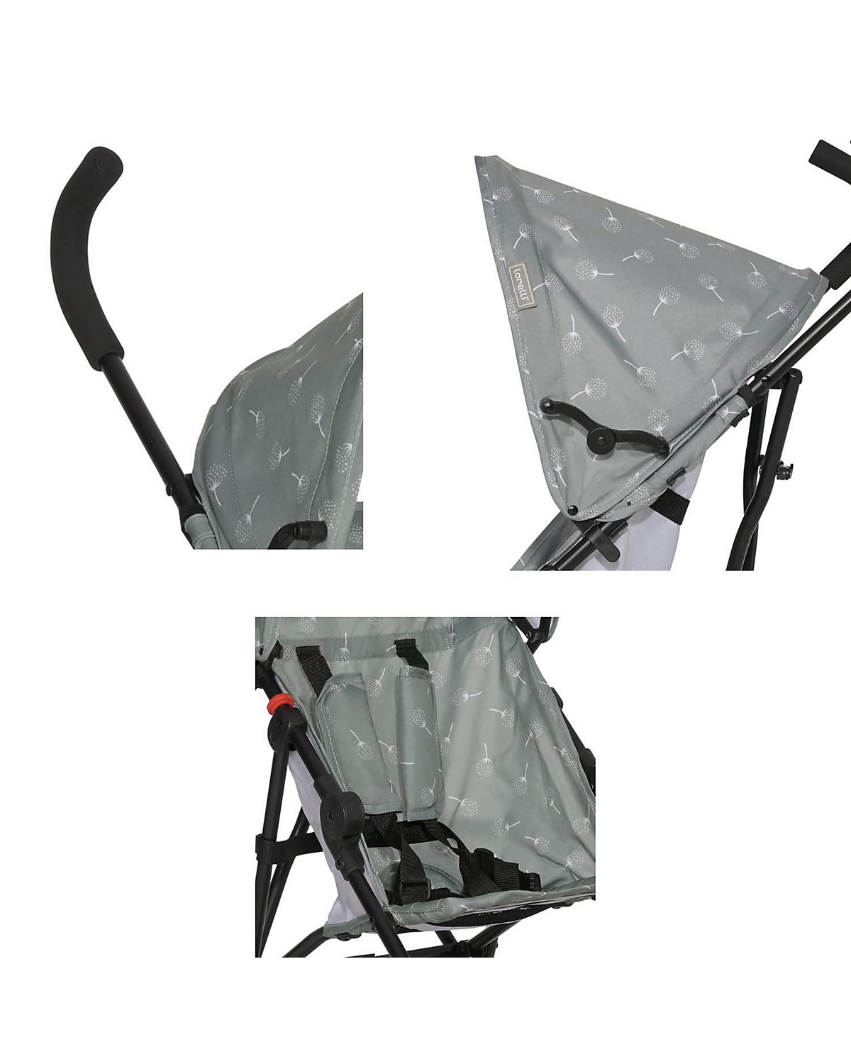 Kinderwagen Buggy Vaya verstellbares Sonnendach, klappbar, Fußstütze Buggys