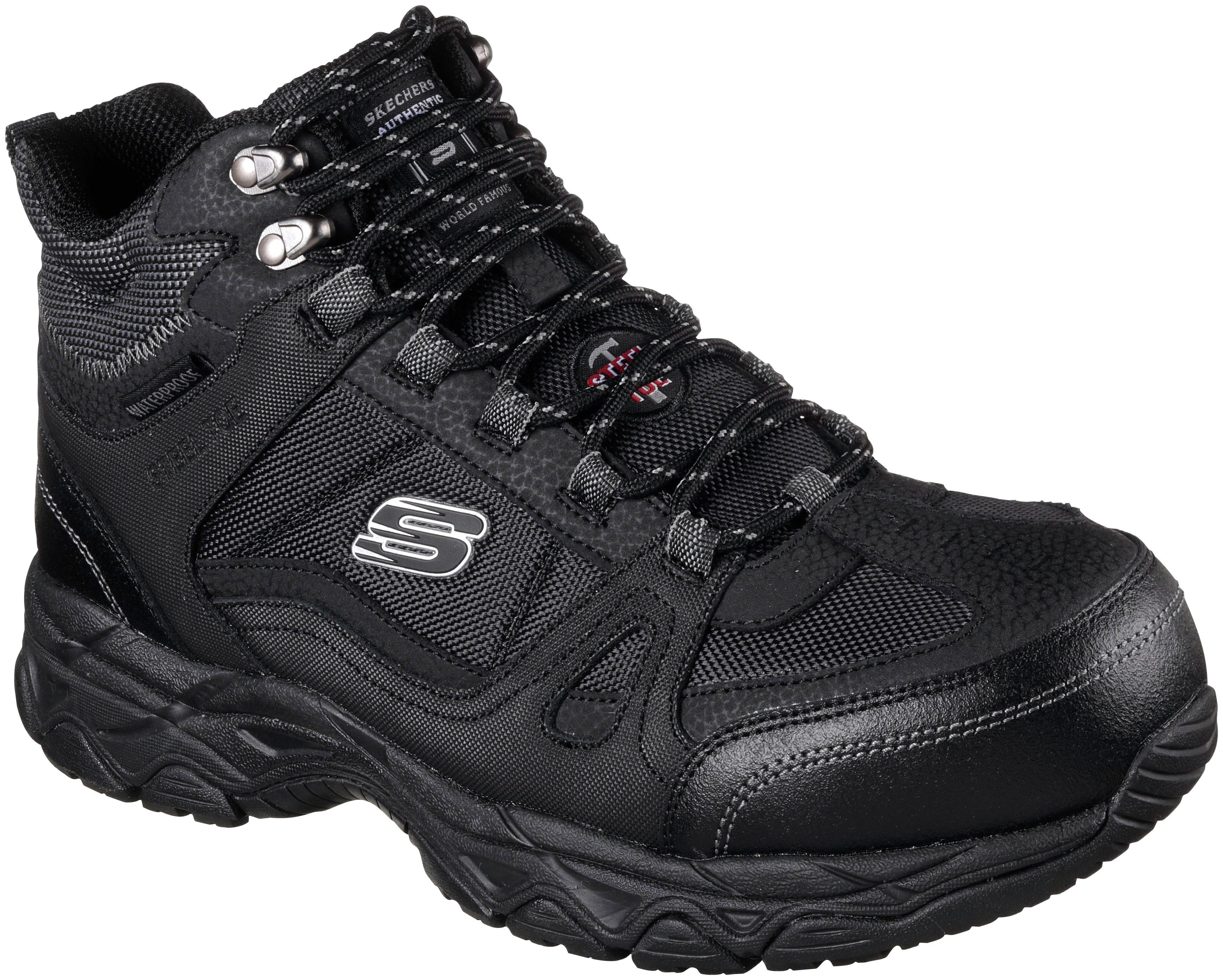Skechers LEDOM Sicherheitsstiefel SB WR FO SRC, wasserfest und mit Air cooled Memory Foam Einlegesohle