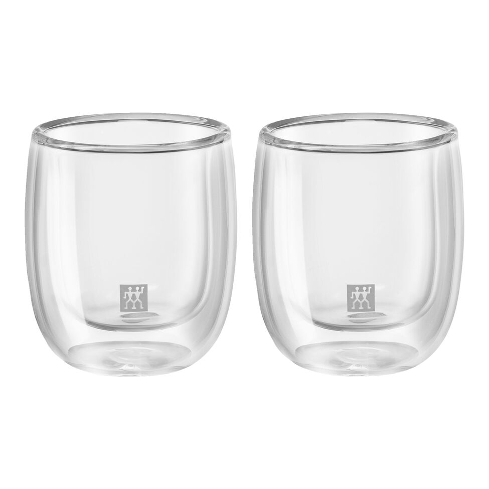 Doppelwandiges Glas, Espresso 80 ml / 2-tlg