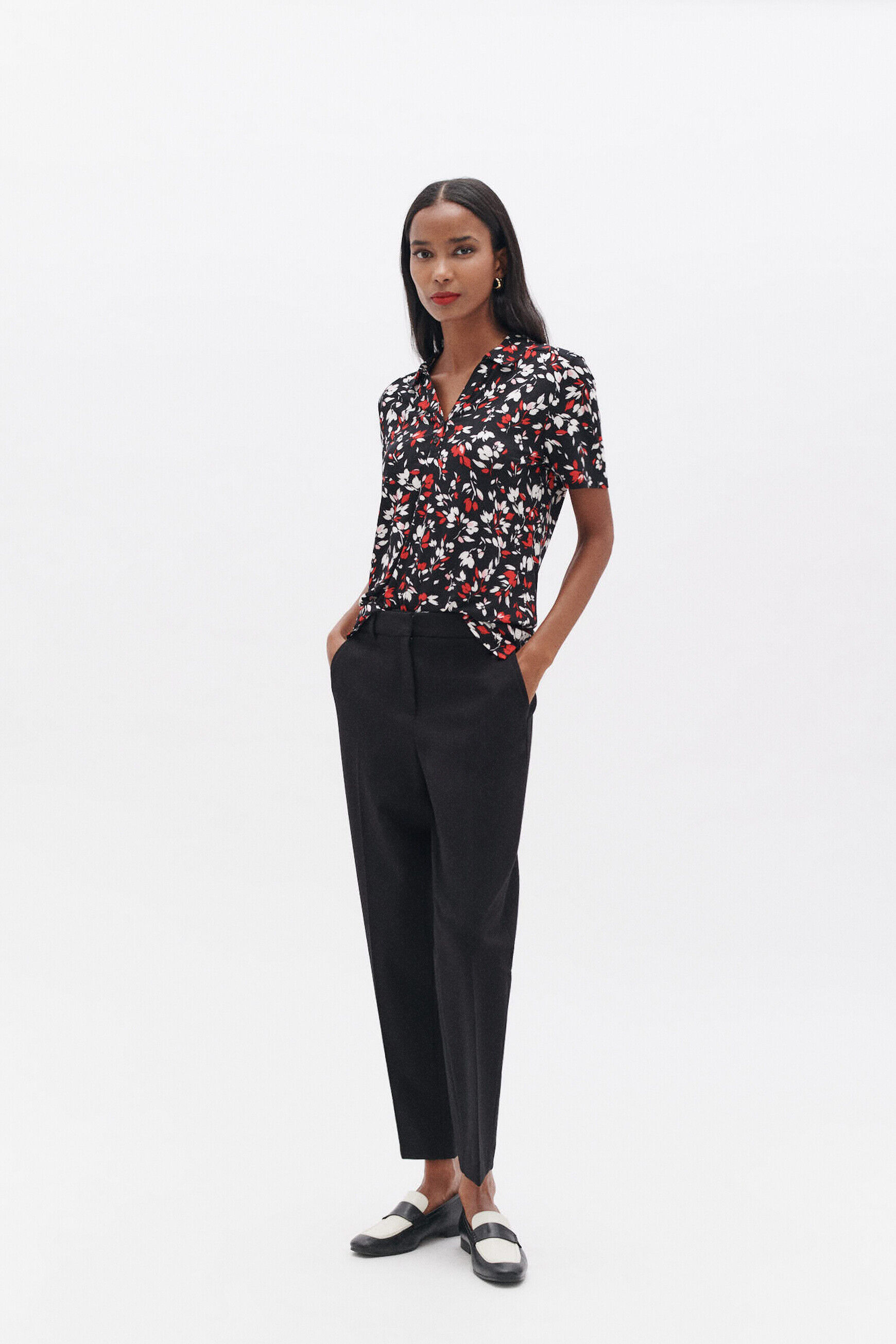 Pantalon psidiko6 noir femme