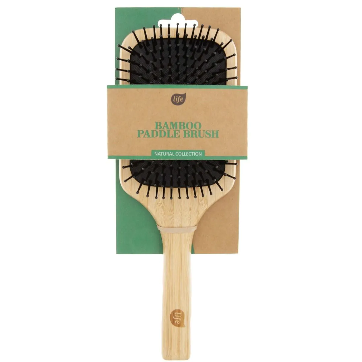 Βούρτσα μαλλιών Life Bamboo Square