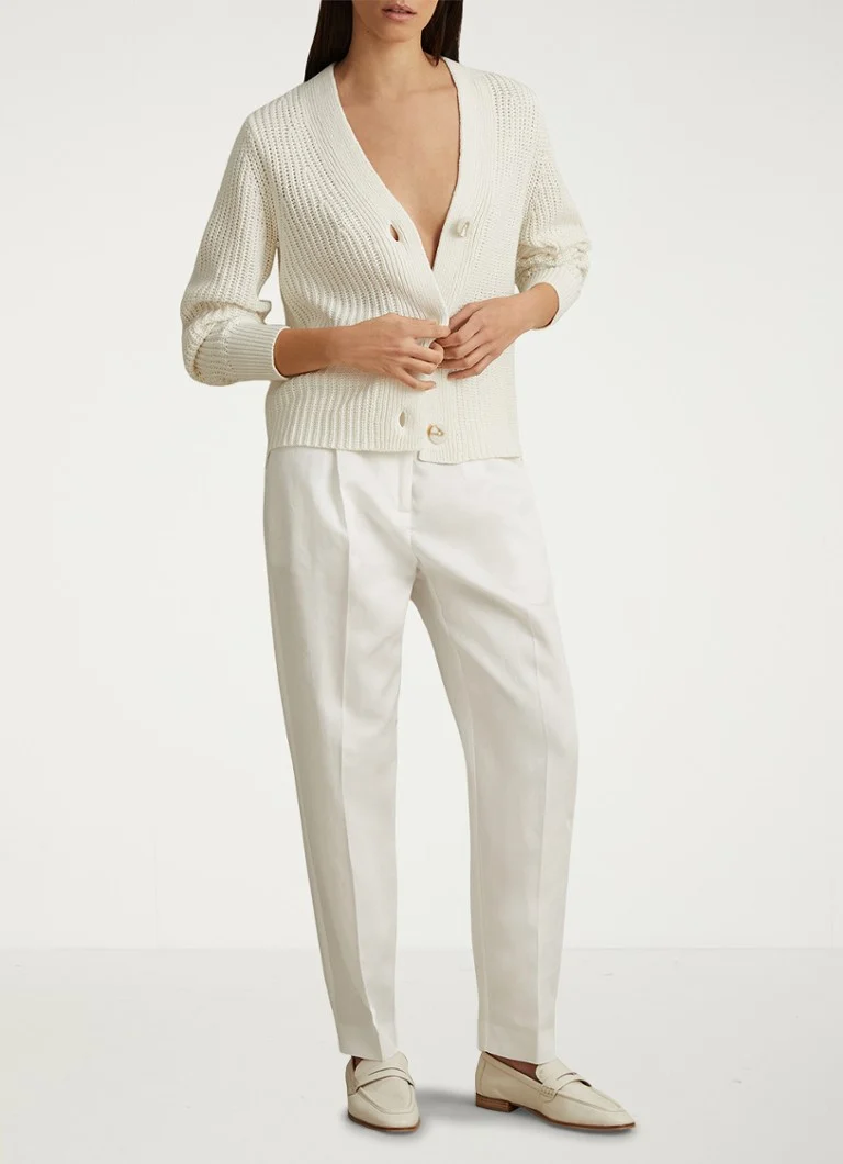 Cardigan cu decolteu în V din tricot gros Ariana de Reiss