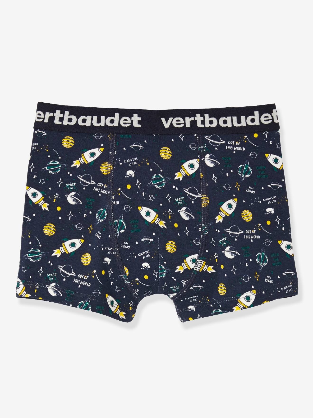 Lot de 3 boxers garçon Explorer lot bleu