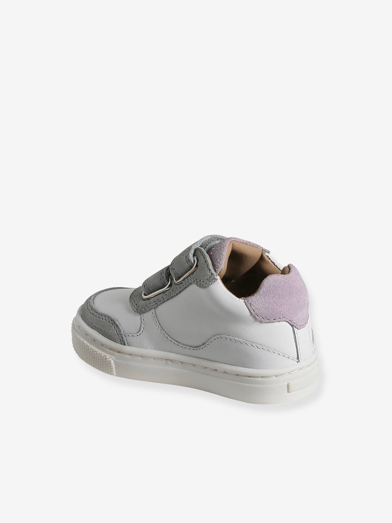 Vertbaudet Baby Klett-Sneakers - weiß