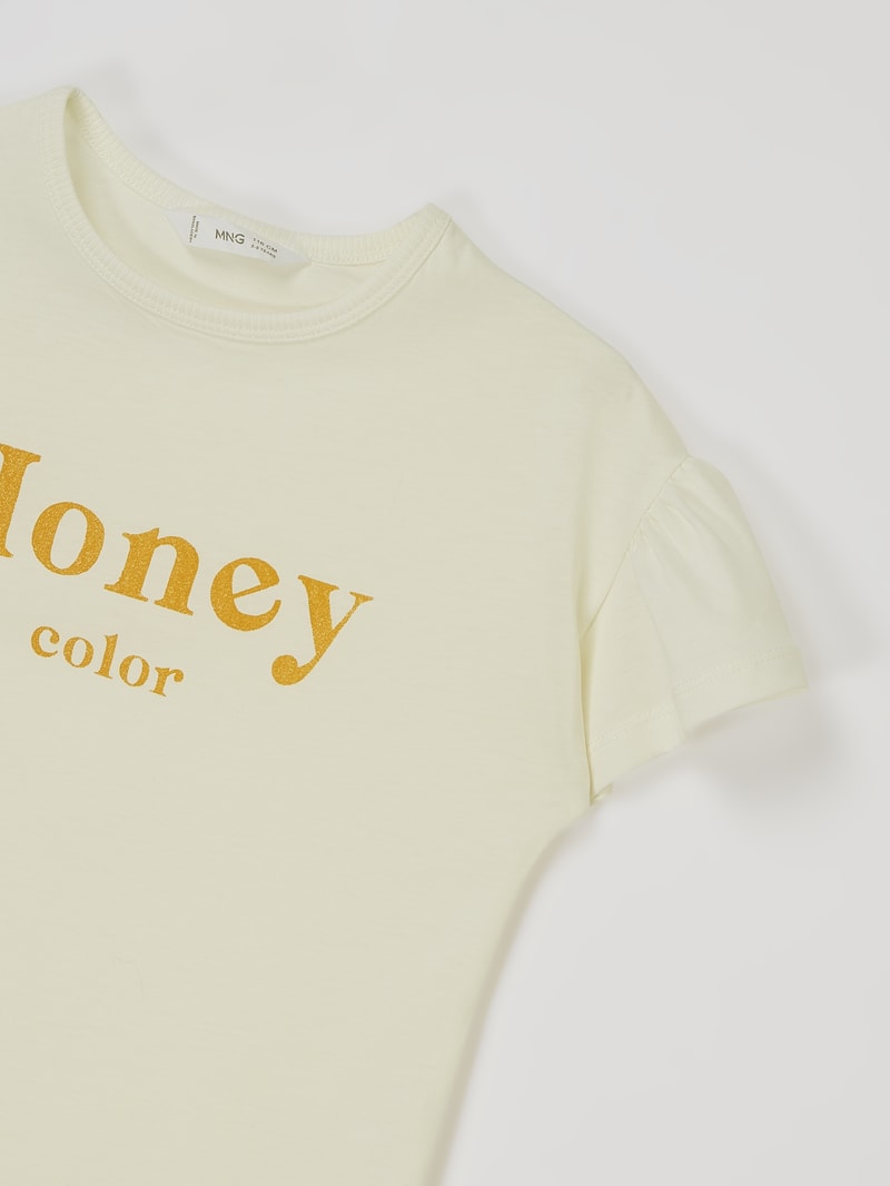 T-Shirt aus Baumwolle in offwhite