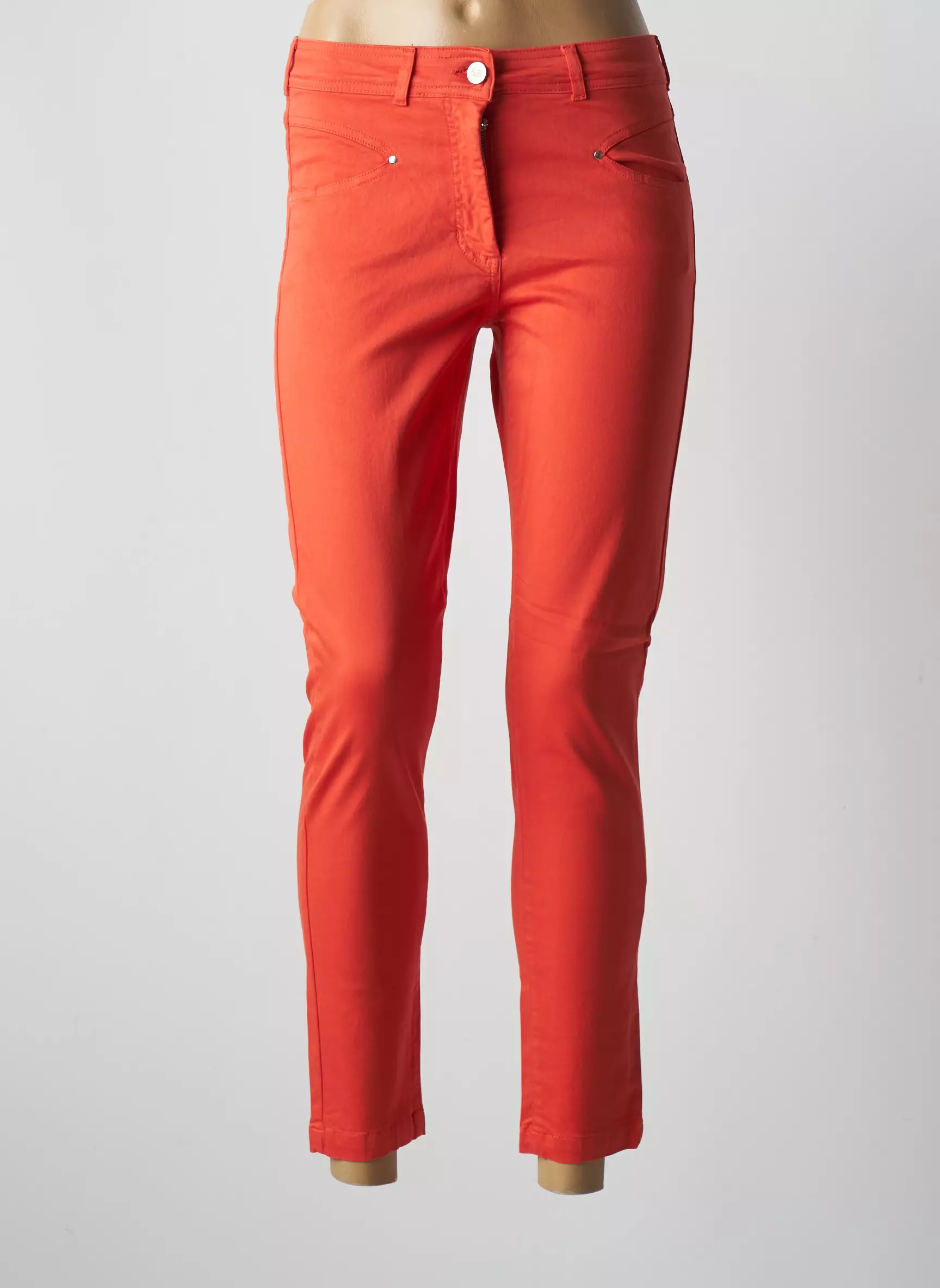 Paul Brial Pantalon7 8 Femme couleur orange