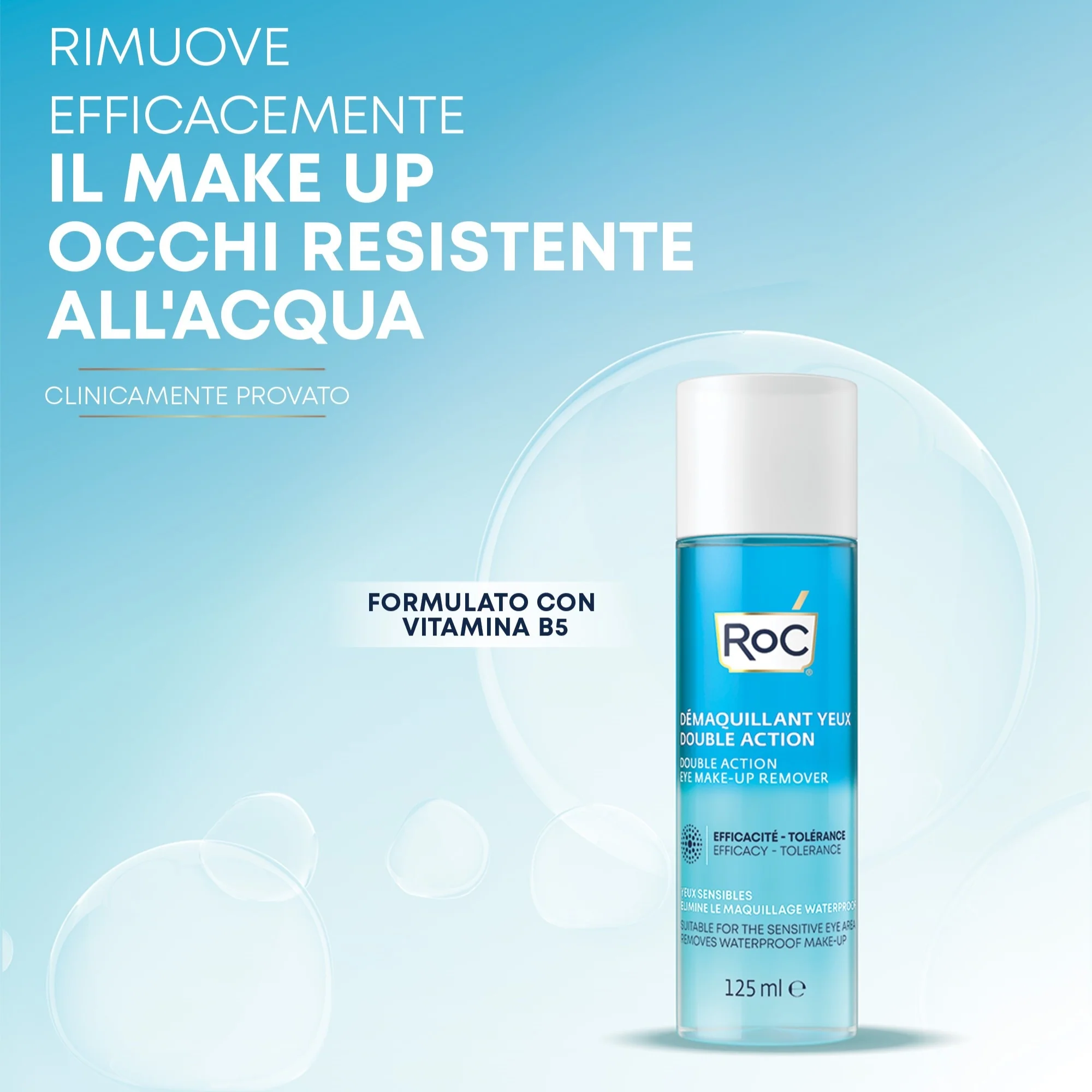 Produtos de limpeza e removedores de maquiagem Removedor de maquiagem bifásico para olhos - Removedor de maquiagem para olhos à prova d'água