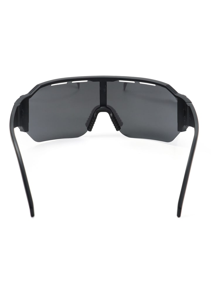YEAZ SUNVIBE Sport-Sonnenbrille Black/Silver in schwarz / silber günstig kaufen onesize