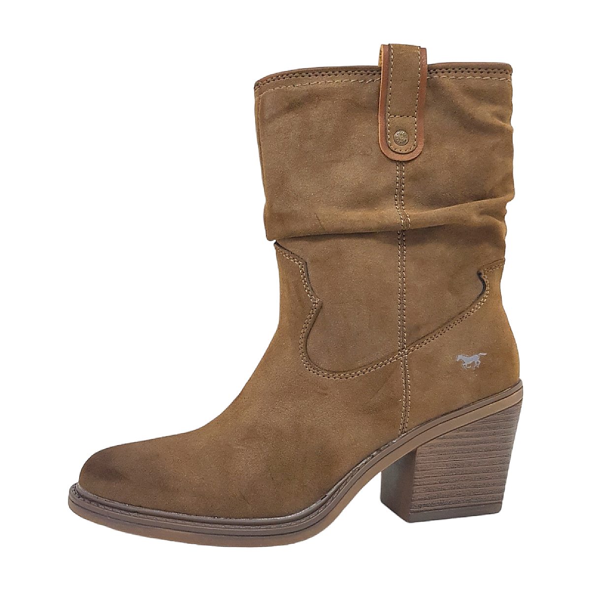 Mustang D2 Kurzschaftstiefel KF 1479-501-360 Braun 360 Mittelbraun