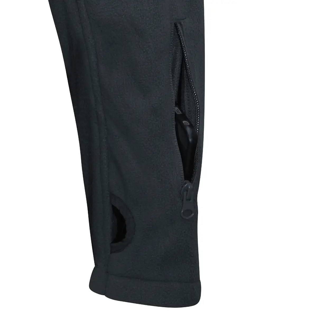 Fleece Jacke Outdoor Adventure schwarz