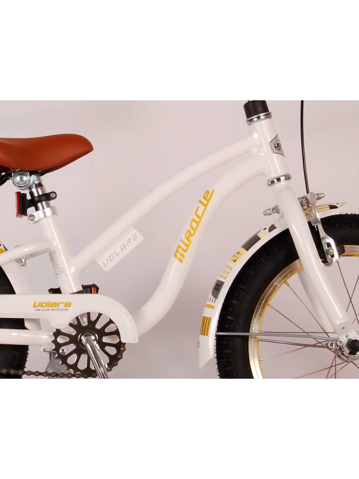 Volare Kinderfahrrad Miracle Cruiser für Mädchen 16 Zoll Kinderrad in Weiß 4 Jahre günstig kaufen onesize