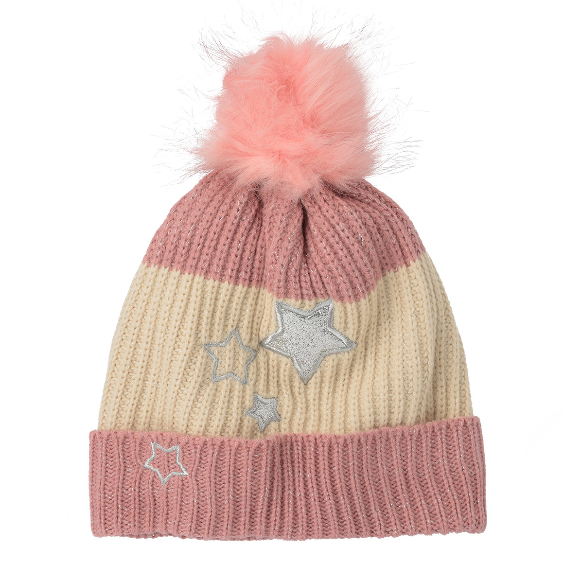 Mädchen Mütze mit Pompon