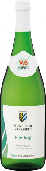 2022 Riesling Wieslocher Mannaberg halbtrocken 1,0 L - Winzer von Baden