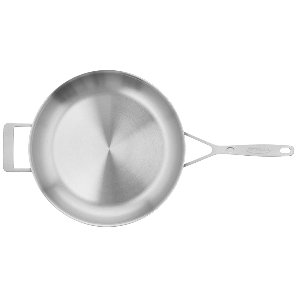 Bratpfanne 32 cm, 18/10 Edelstahl, Silber