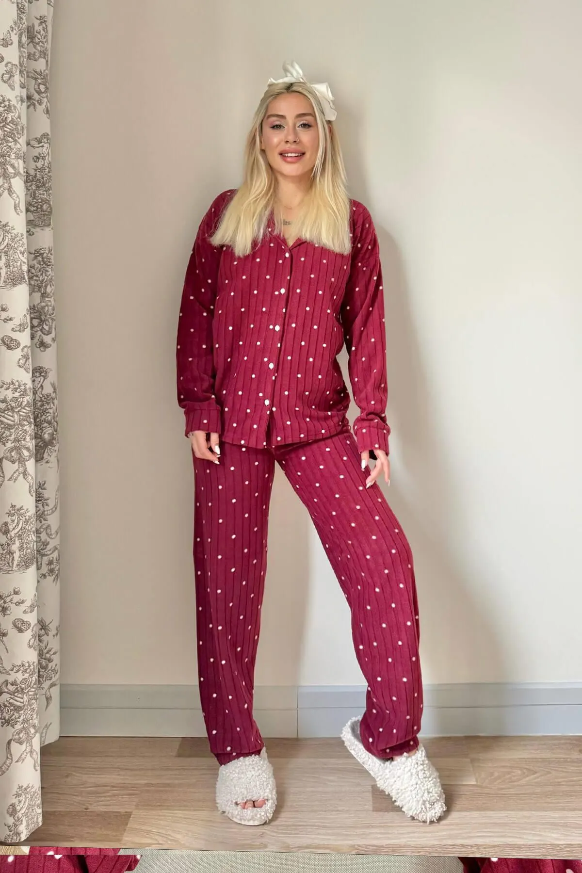 Pijamaevi  Pyjama set - Bordeaux - Print