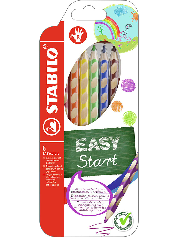 STABILO Ergonomische Buntstifte - Rechtshänder 