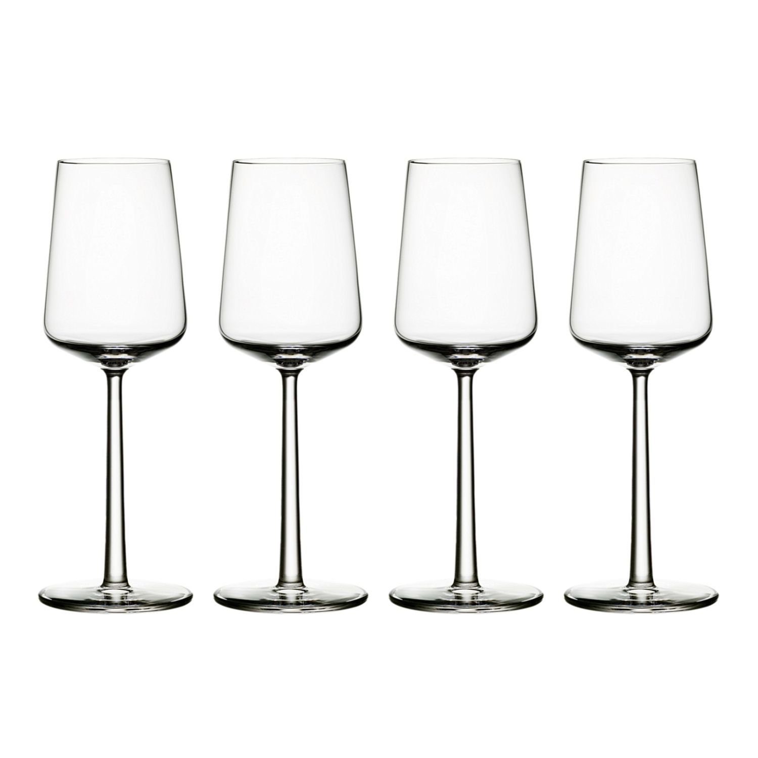 IITTALA Weinglas Essence Weißwein, Glas, 4er Set