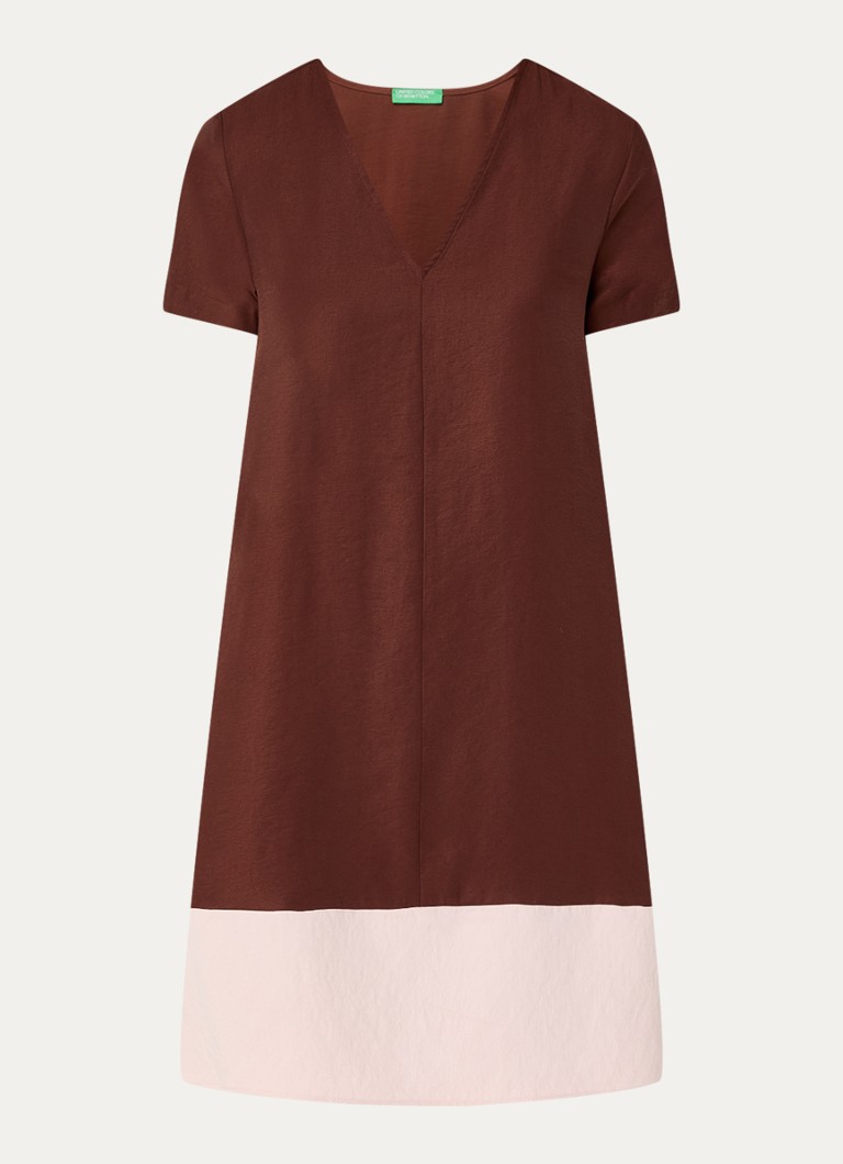 Rochie scurtă Benetton cu decolteu în V