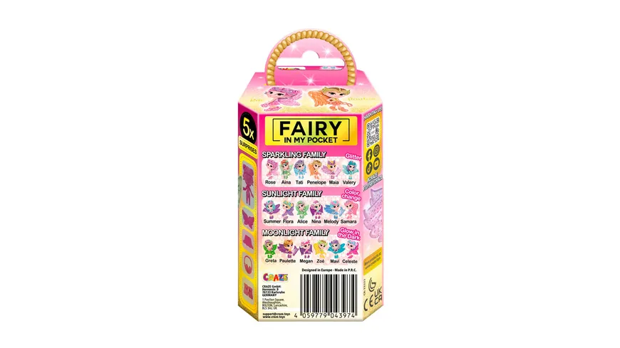 CRAZE - Fairy in my Pocket, 1 Stück, sortiert
