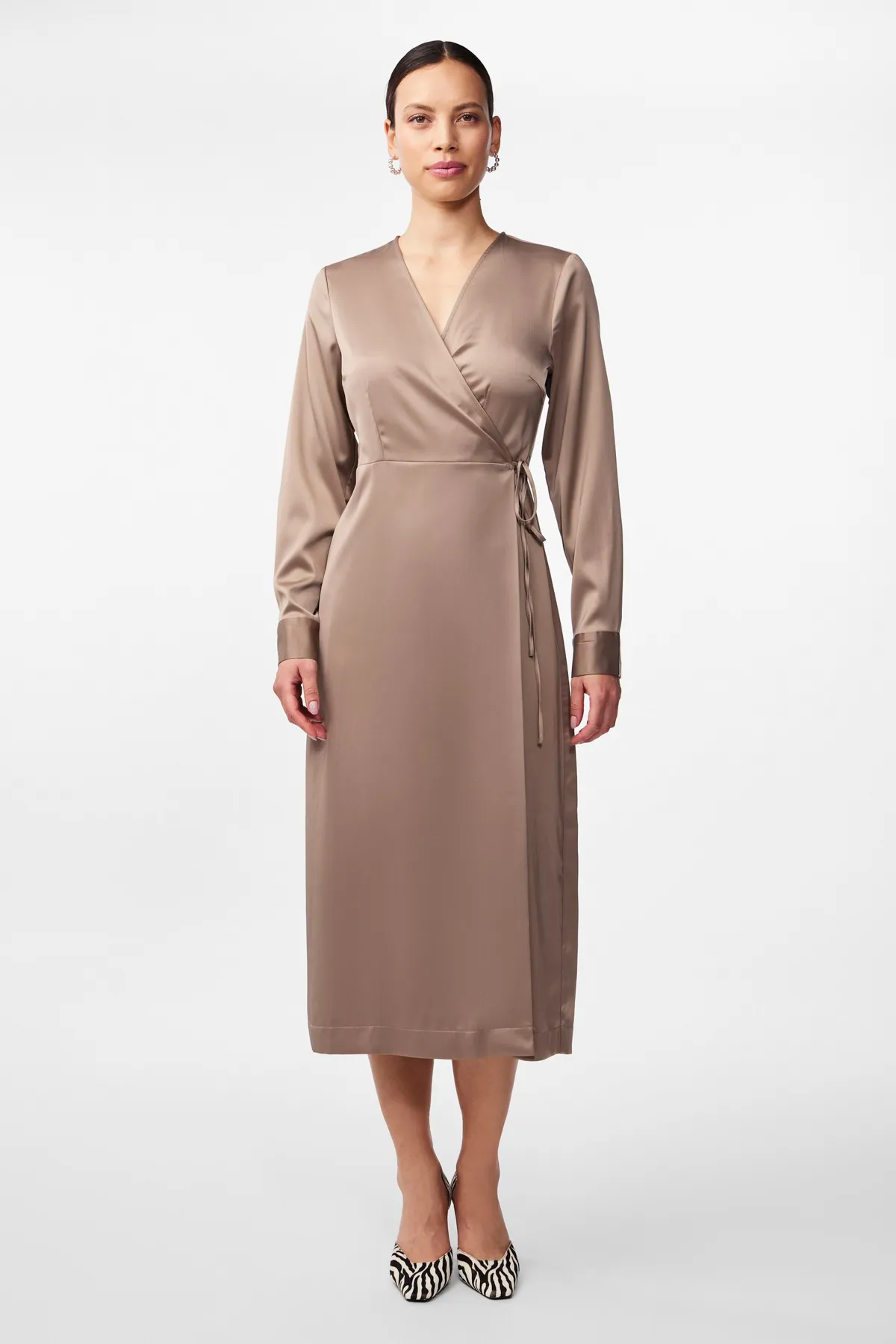 Y.A.S.  Kleid - Braun - A-Linie