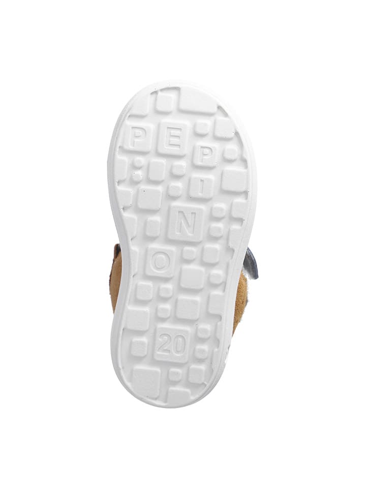PEPINO Leder-Halbsandalen in Hellbraun günstig kaufen