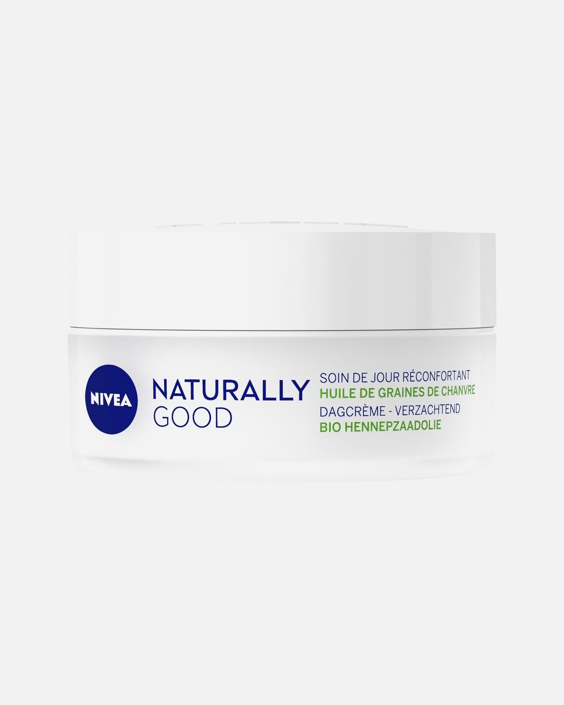 NIVEA fuktighetsgivende dagkrem med økologisk hampoljeekstrakt