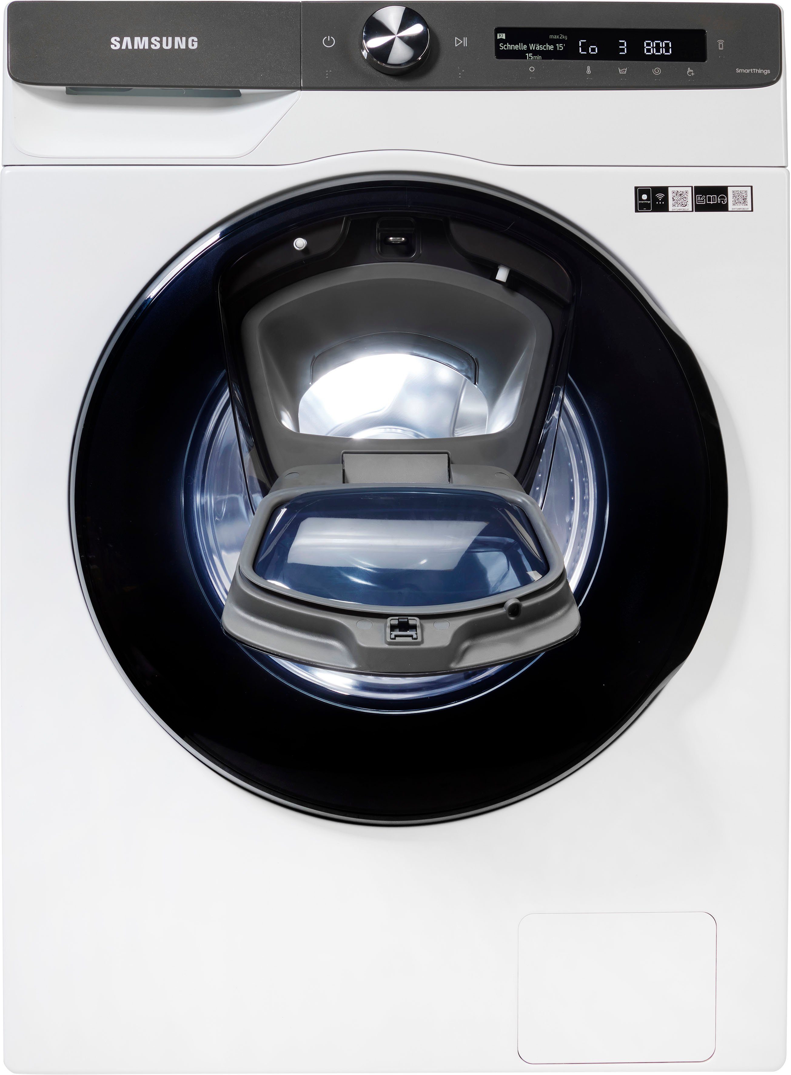Samsung Waschtrockner WD80T554ABT, 8 kg, 5 kg, 1400 U/min, AddWash