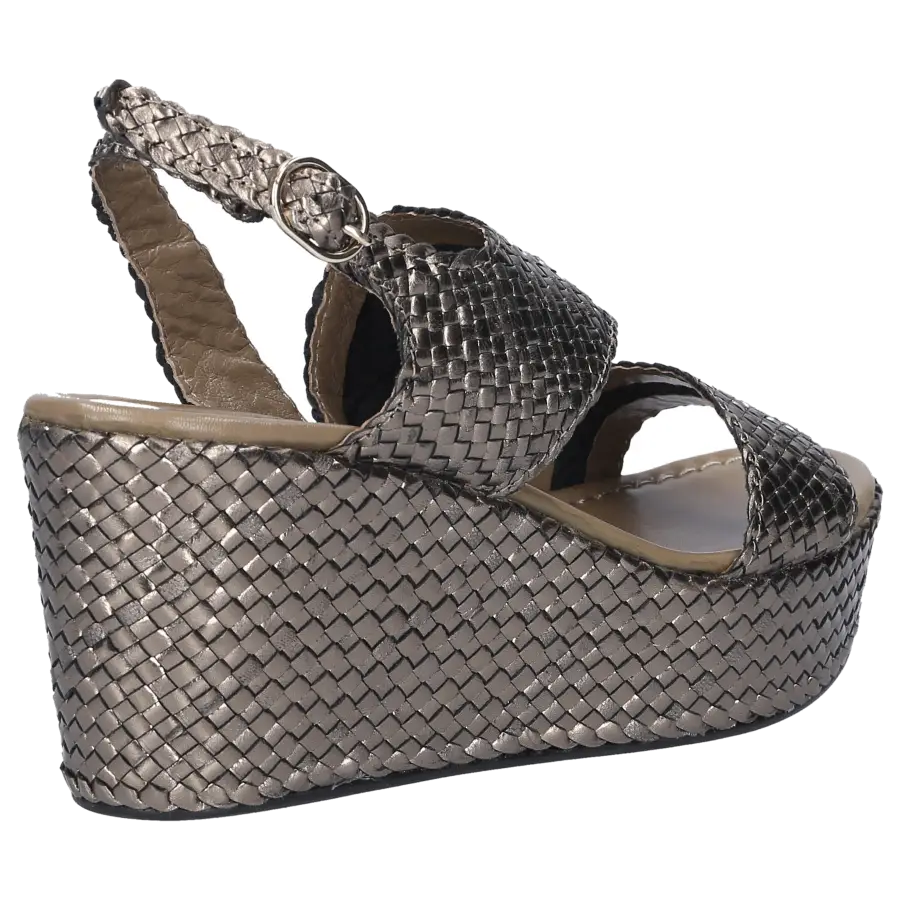 Pons Quintana - Sandalen ALICIA Kalbsleder Geflochten bronze - bronze