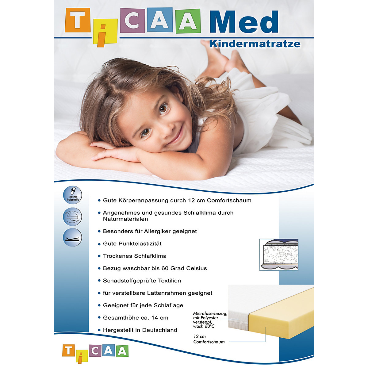 Kindermatratze MedAllergen Comfort