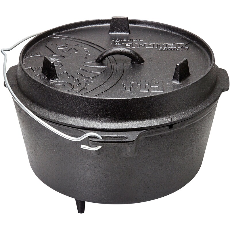 Petromax Dutch Oven Feuertopf mit Standfüßen