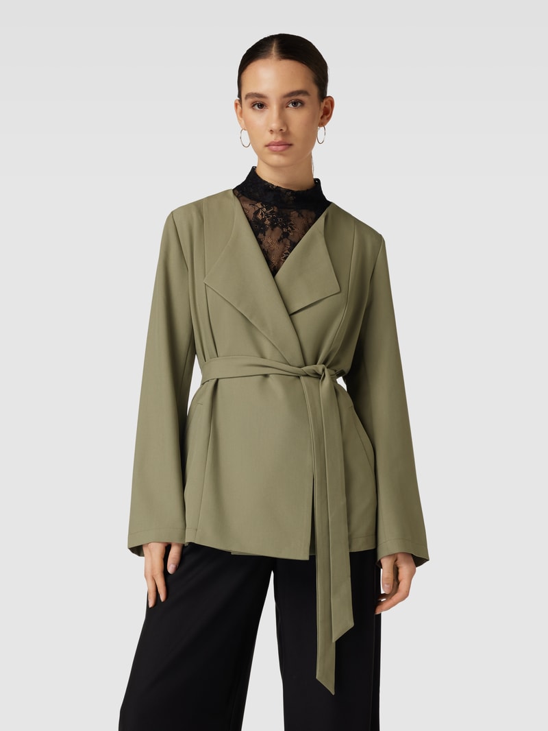 Blazer mit Reverskragen Modell 'BOSS' in schilf