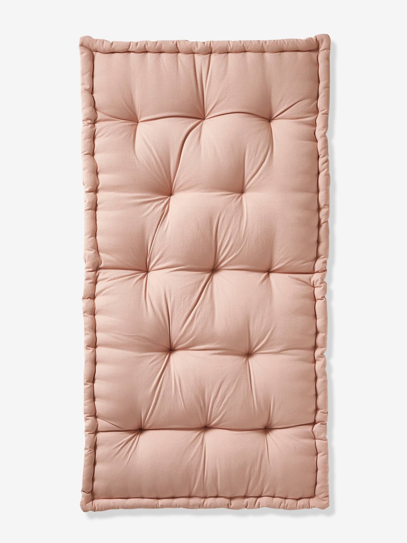 Matelas de sol style futon rose poudré