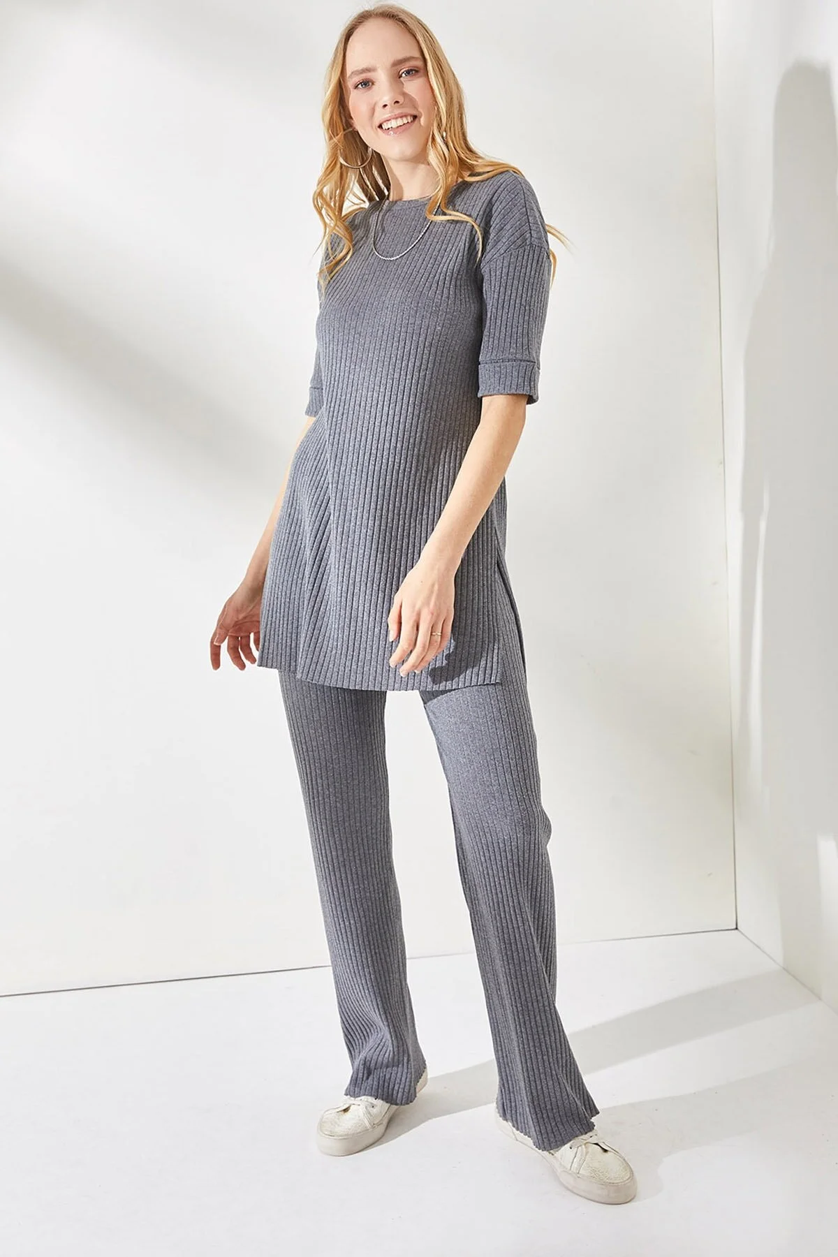 Olalook  Zweiteiler - Grau - Regular Fit