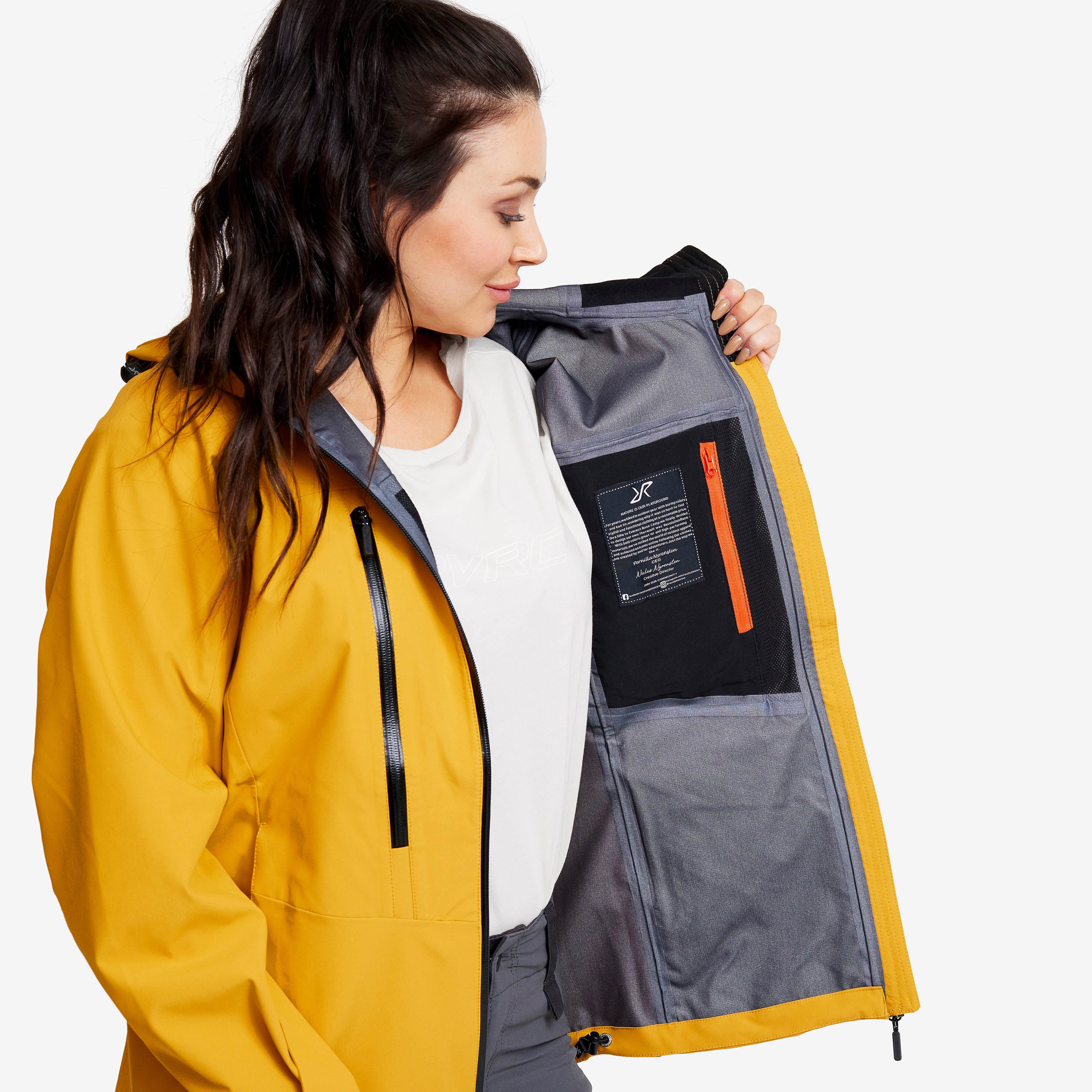 Whisper Jacket Femme Lemon Curry