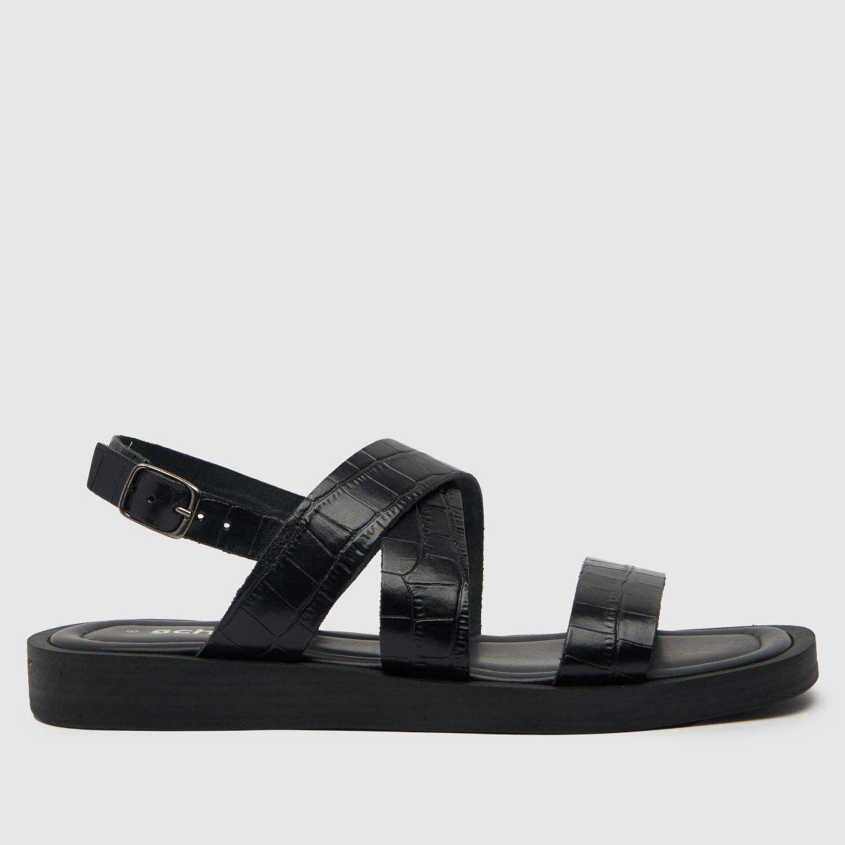 Schuh Theodora keresztpántos szandál fekete színben