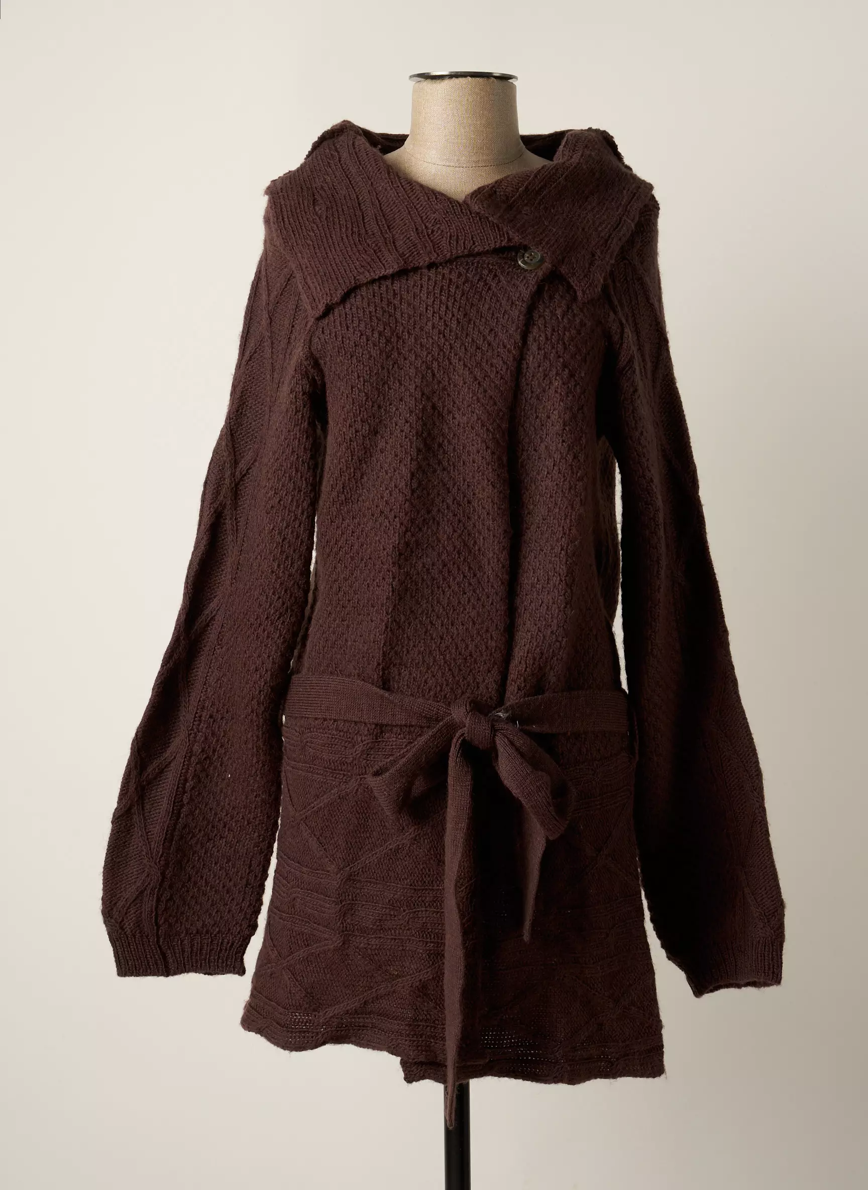 American Vintage Cardigans Femme couleur marron