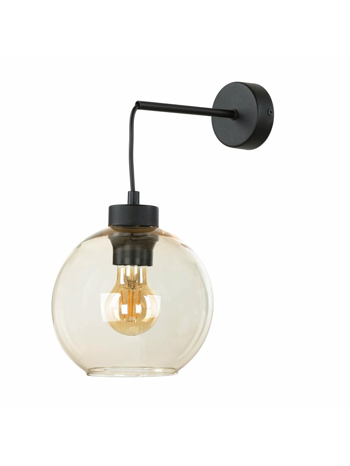 Licht-Erlebnisse Wandlampe in Schwarz Bernstein günstig kaufen onesize