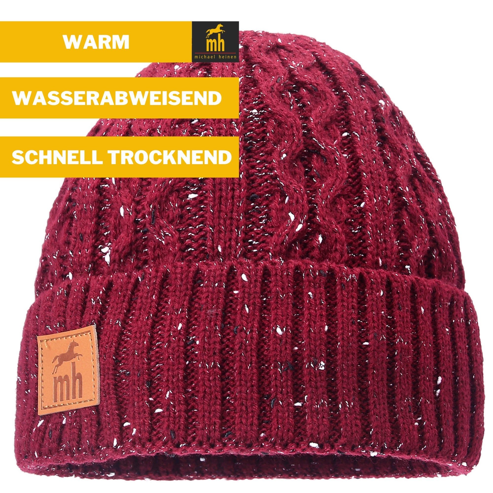 Michael Heinen Strickmütze Damen warm, modisch und kuschelig