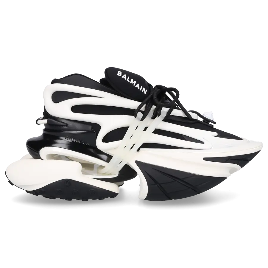 Balmain - Sneaker low UNICORN Neopren - schwarz