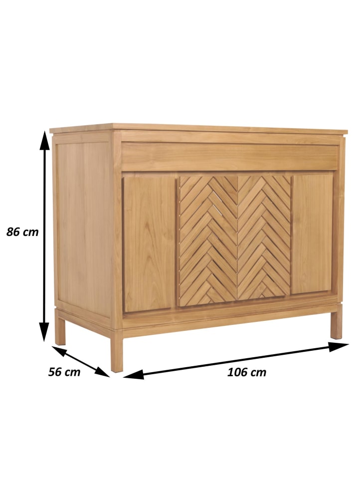 MCW Teak-Waschbeckenunterschrank M74 günstig kaufen onesize