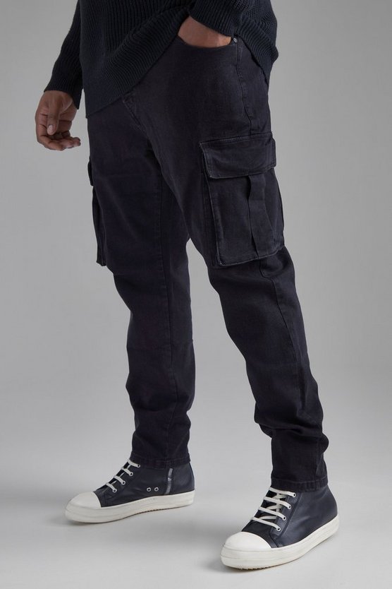 Plus Skinny Stretch Cargojeans