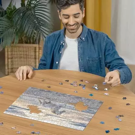 Puzzle 500 Teile - Pferd am Strand